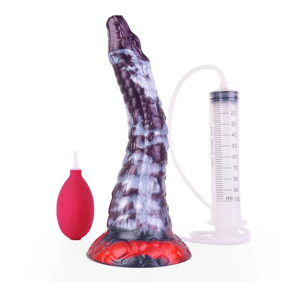 Experience ultimate pleasure with the 10 Inches Dragon-Head Squirting Dildo from Xinghaoya, crafted for comfort and excitement.