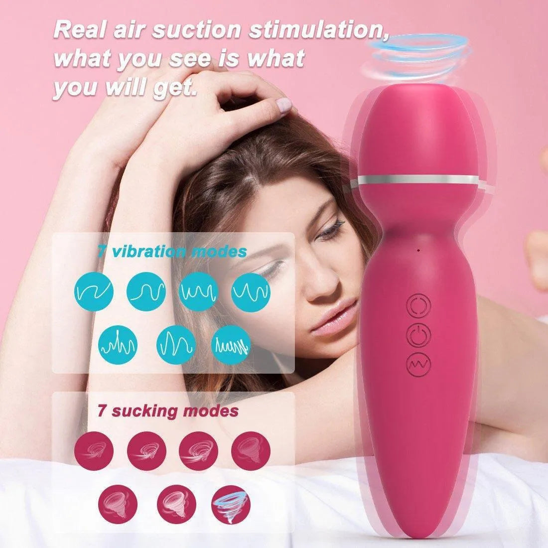 2-In-1 Clit Suction Vibrator for Women Xinghaoya 2-In-1 Clit Suction Vibrator for Women Xinghaoya