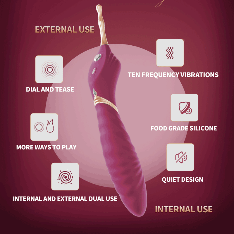 2-In-1 Female Vibrator Pleasure Toy Xinghaoya 2-In-1 Female Vibrator Pleasure Toy Xinghaoya
