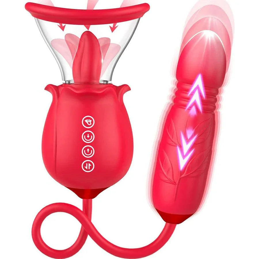3-In-1 Multiple Pleasure Female Rose Pussy Pump Toy Xinghaoya 3-In-1 Multiple Pleasure Female Rose Pussy Pump Toy Xinghaoya