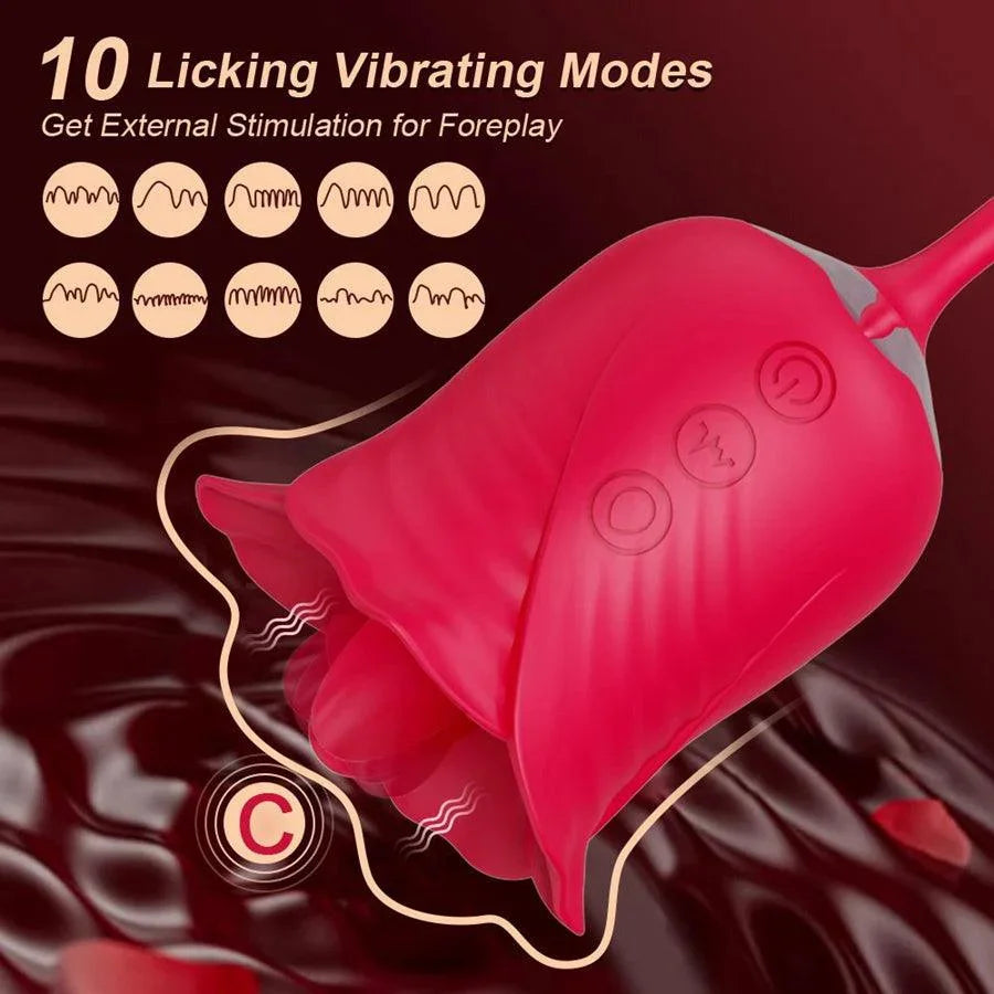3-IN-1 Rose Clit Pump Toy for Women Xinghaoya 3-IN-1 Rose Clit Pump Toy for Women Xinghaoya