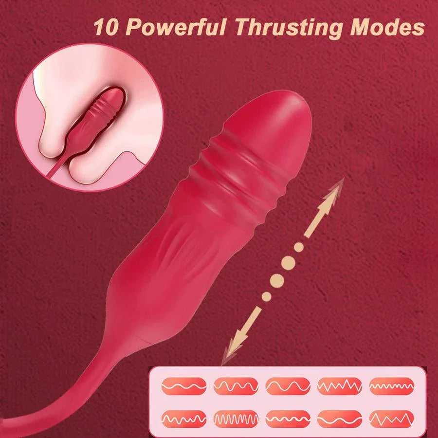 thrusting vibrator