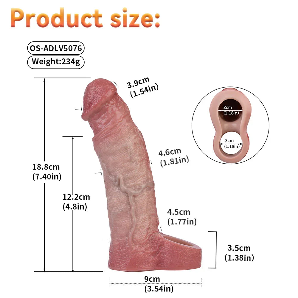 7.4 inches sleeve