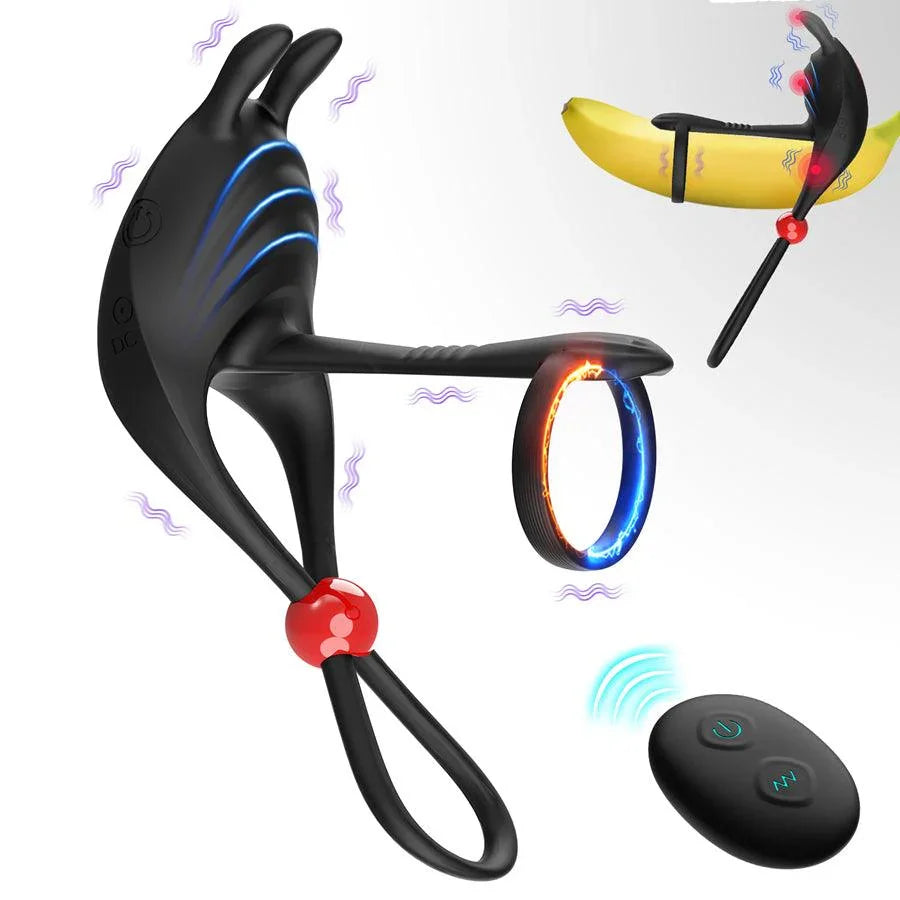 Adjustable Penis Ring Vibrator with Remote Xinghaoya Adjustable Penis Ring Vibrator with Remote Xinghaoya