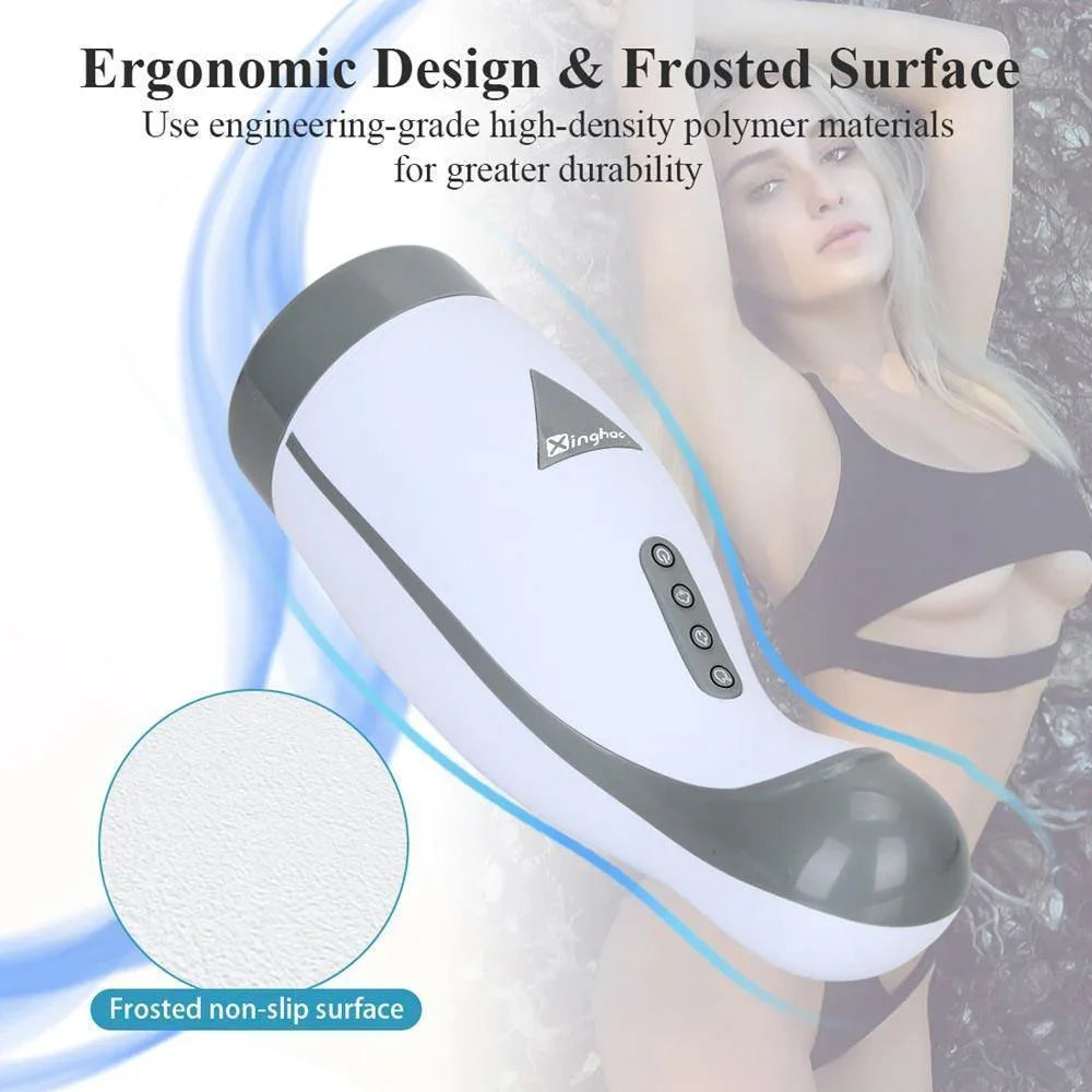 Buy Online Highest Quality Real Air Sucking Male Masturbators with Powerful Vibration Smart Heating Adult Masturbation Cup Vibrator Sex Toys for Men | Shop sex toys online for men, women and