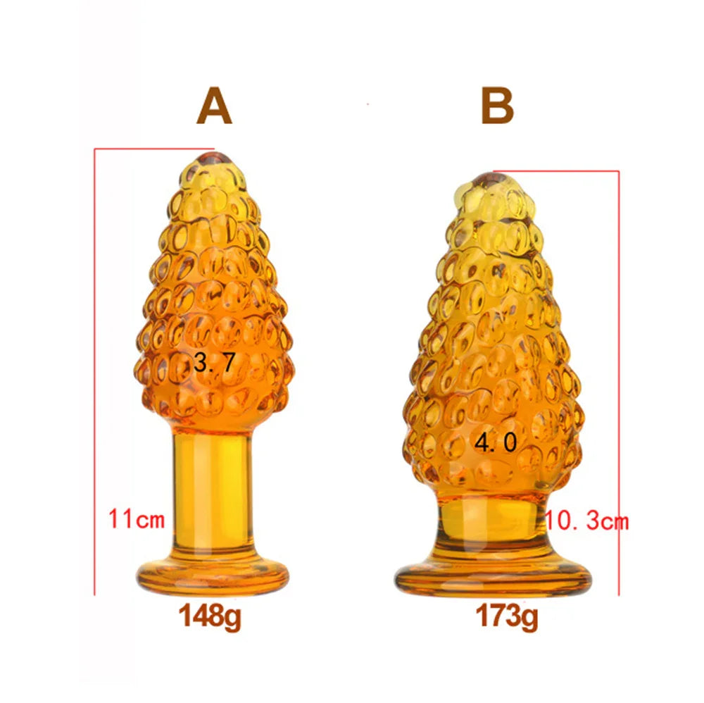 christmas tree anal plug Anal Fantasy Elite Mega XL Anal Gaper Clear Glass Open Tunnel Butt Plu main image 0