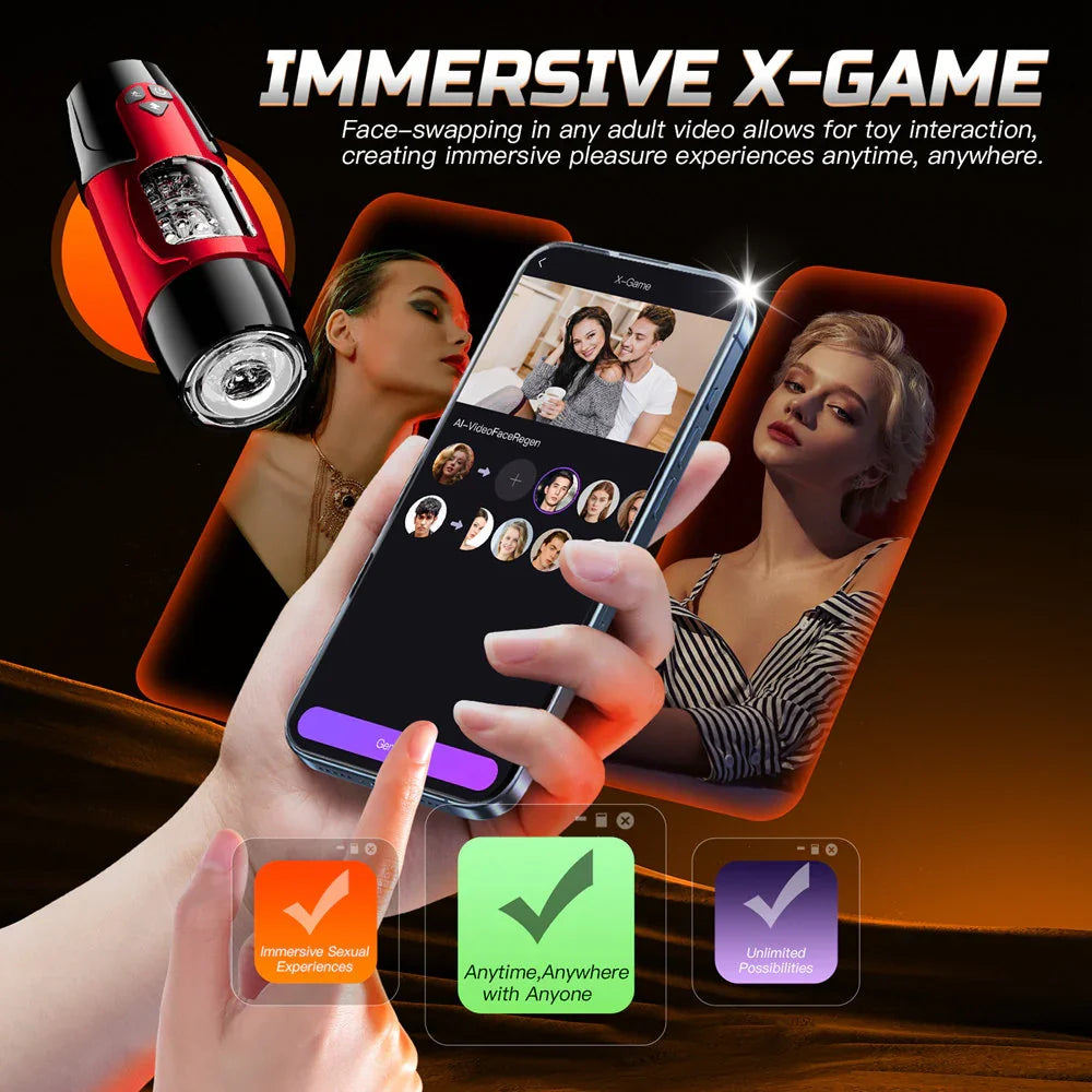 Xinghaoya APP Controlled Intimate Toy for Men Xinghaoya APP Controlled Intimate Toy for Men