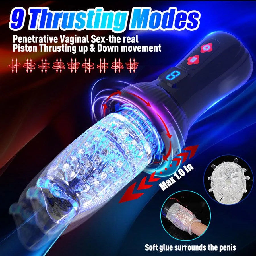 Automatic Thrusting Rotating Male Stroker  Xinghaoya