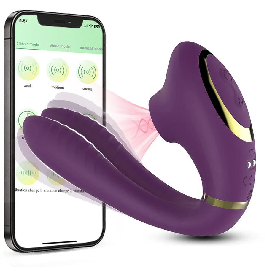 Bluetooth Controlled Sucking Vibrator for Women Xinghaoya Bluetooth Controlled Sucking Vibrator for Women Xinghaoya