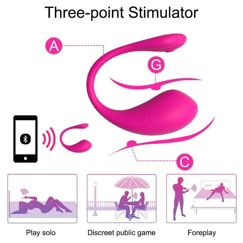 🔥🔥🔥App Remote Control Bluetooth Vibrator Sex Toys for Women Couples - xinghaoya official store