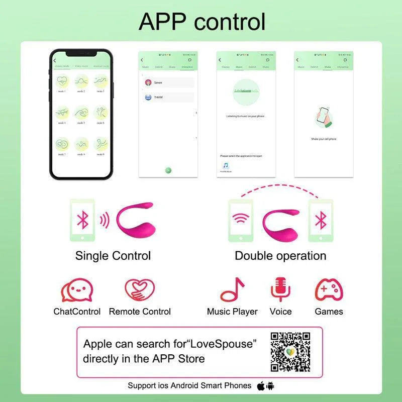 🔥🔥🔥App Remote Control Bluetooth Vibrator Sex Toys for Women Couples - xinghaoya official store