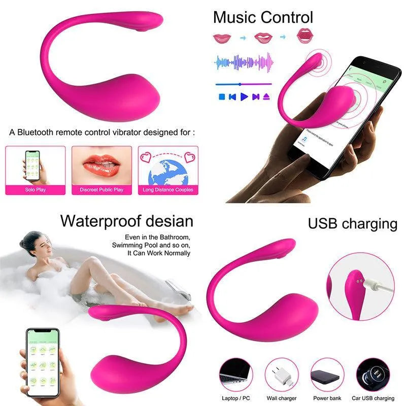 🔥🔥🔥App Remote Control Bluetooth Vibrator Sex Toys for Women Couples - xinghaoya official store