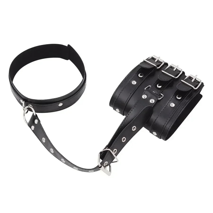 leather gear bdsm Xinghaoya BDSM Leather Bondage Set