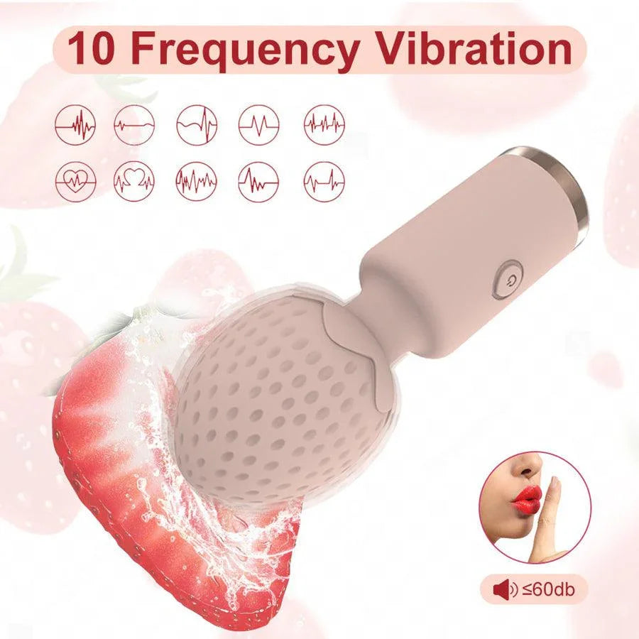 Cute Strawberry Mini Vibrator for Women Xinghaoya Cute Strawberry Mini Vibrator for Women Xinghaoya