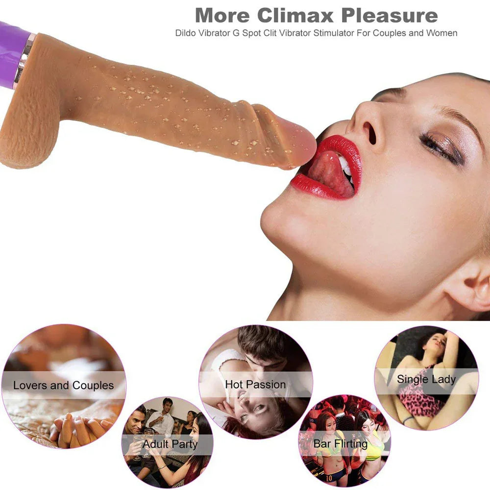 Handgehaltener realistischer stoender Dildo Vibrator  Xinghaoya