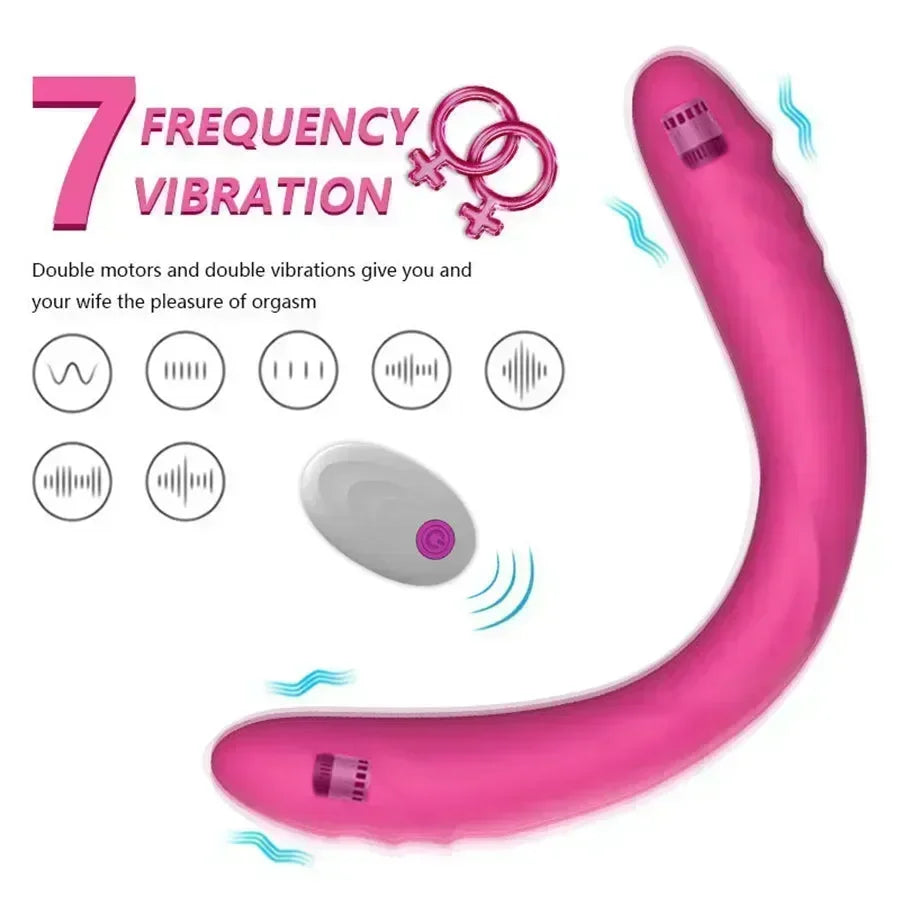 Fernbedienung Vibrations-Doppel-Dildo Xinghaoya Fernbedienung Vibrations-Doppel-Dildo Xinghaoya