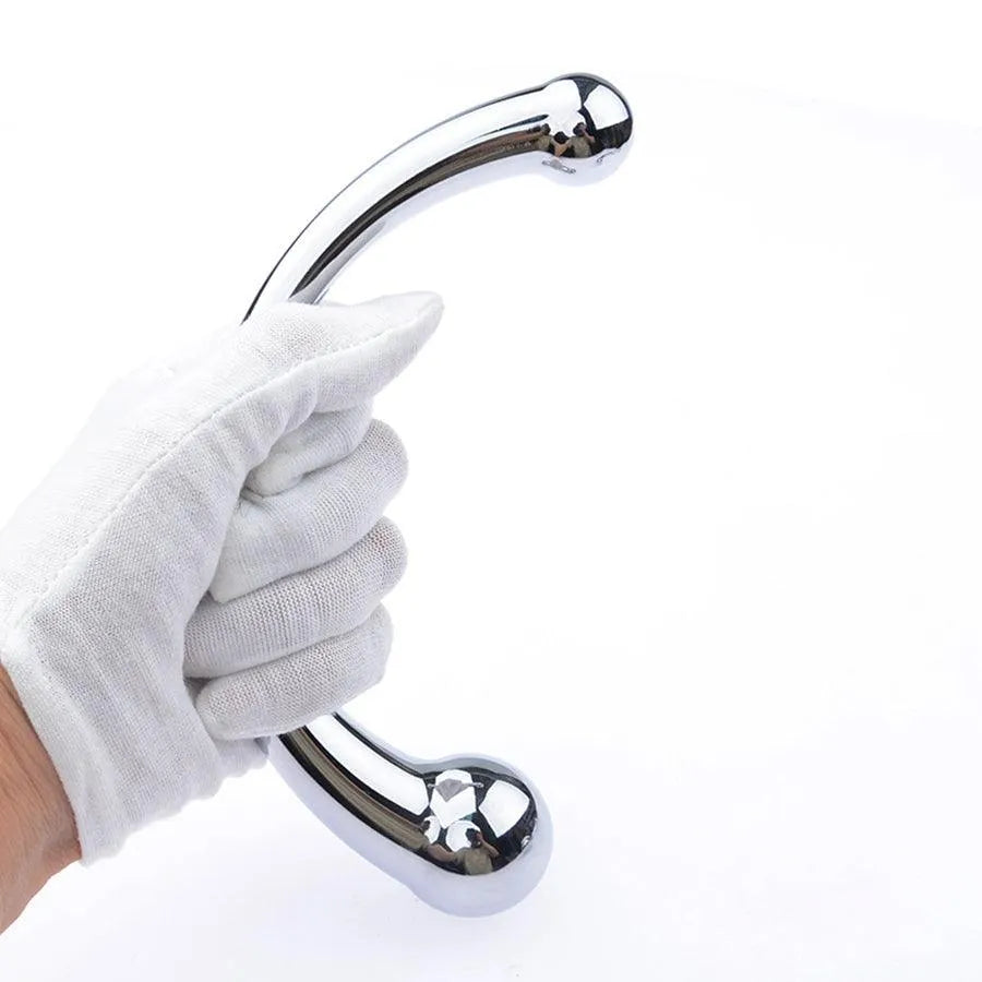 Doppelkopf-Analdildo aus Edelstahl Xinghaoya Doppelkopf-Analdildo aus Edelstahl Xinghaoya