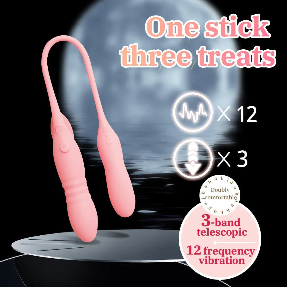 Xinghaoya Doppelseitiger Vibrator mit Thrusting-Funktion Xinghaoya Doppelseitiger Vibrator mit Thrusting-Funktion