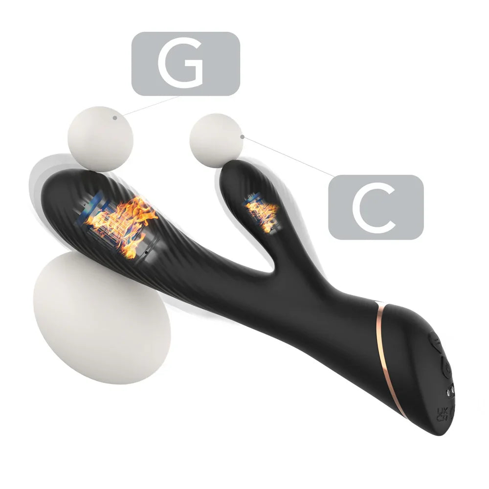 Xinghaoya Silikon Schwarzer Kaninchen Vibrator Xinghaoya Silikon Schwarzer Kaninchen Vibrator
