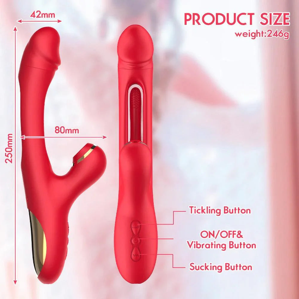 Flapping Sucking Rabbit Vibrator Sex Toys for Women - xinghaoya official store