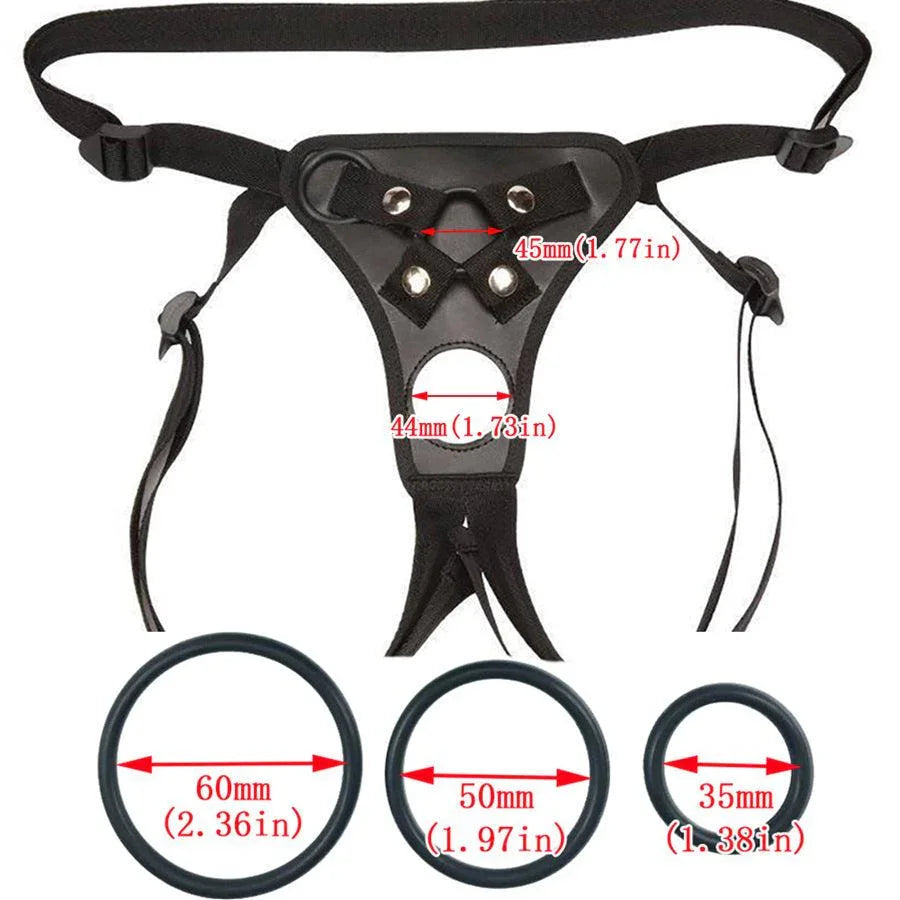 Lesbian/Gay Harness Panty for Strap On Sex Toys - xinghaoya official store