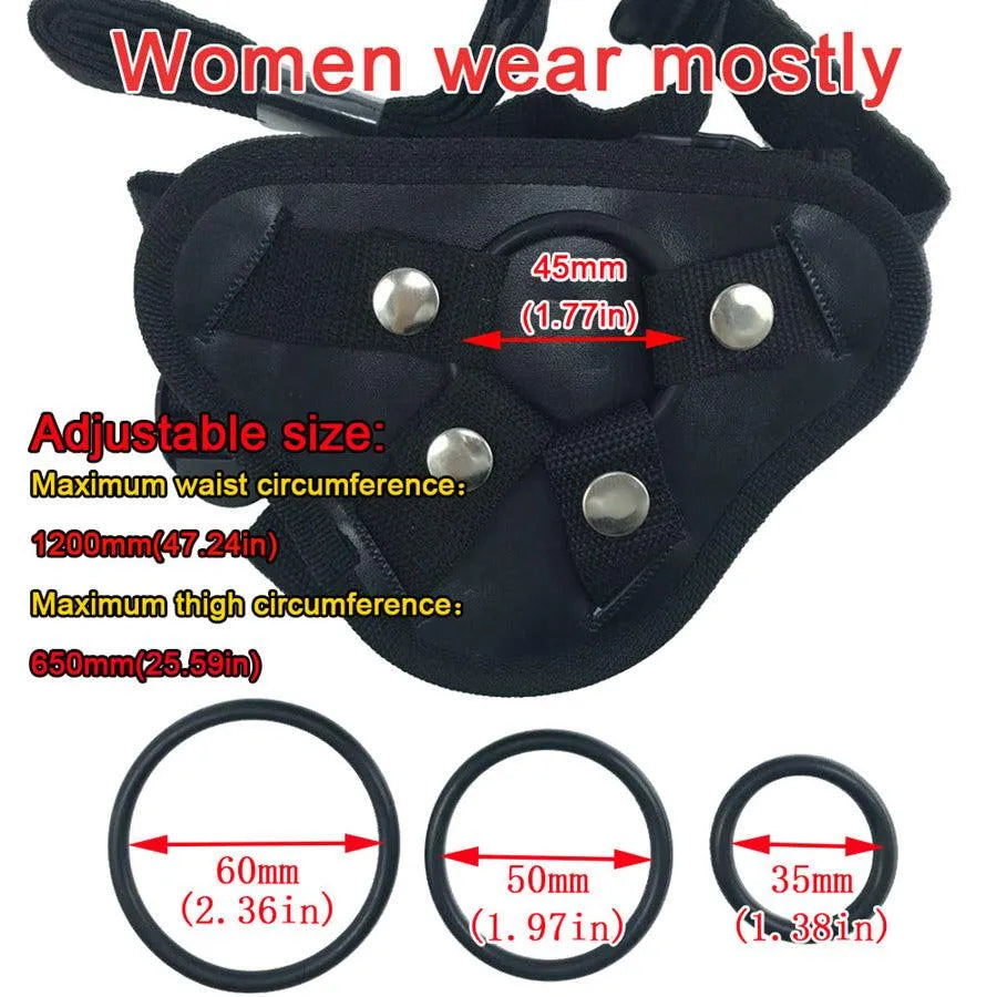 Lesbian/Gay Harness Panty for Strap On Sex Toys - xinghaoya official store