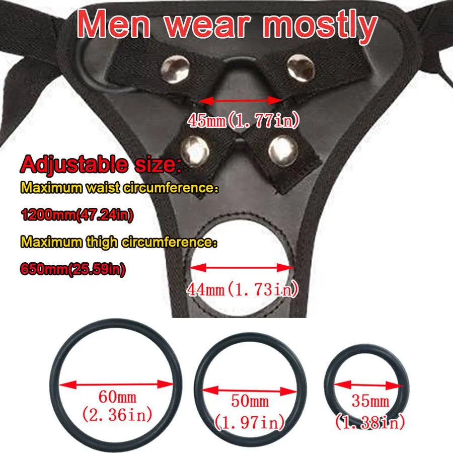 Lesbian/Gay Harness Panty for Strap On Sex Toys - xinghaoya official store