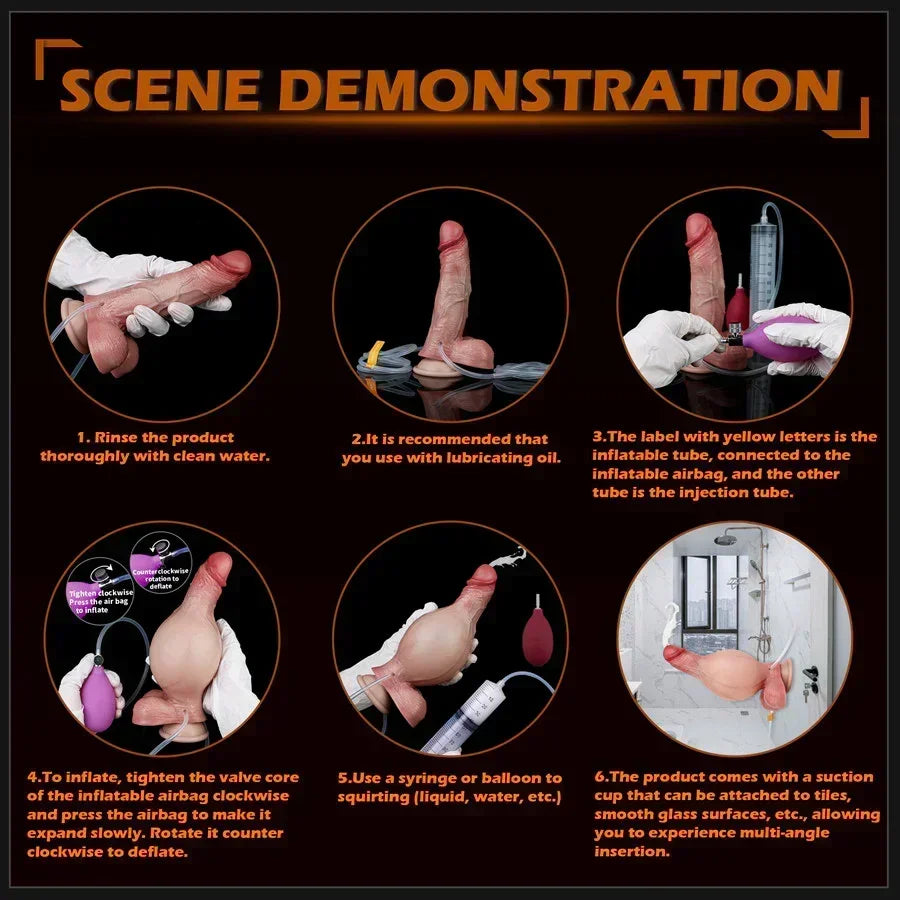 how to use squirting dildo