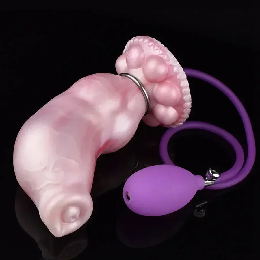 inflatable silicone dildo