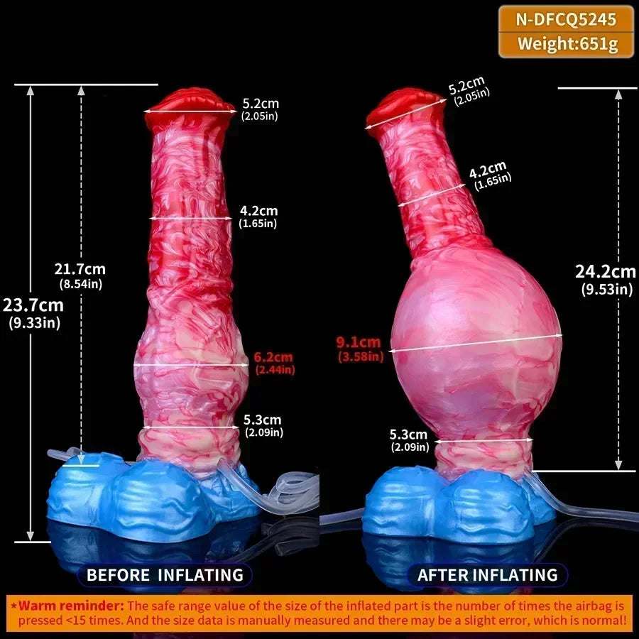 inflating dildo