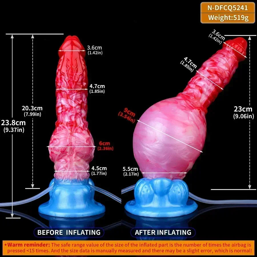 inflating dildo