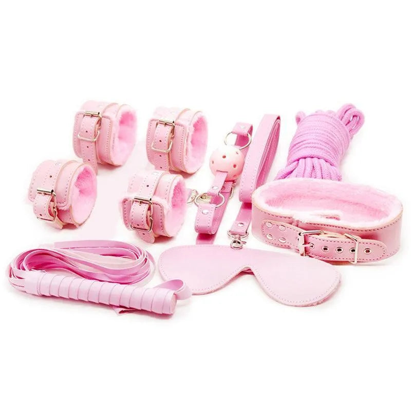 Leather BDSM Sexual Bondage Toys Sets for Extreme Kinky Sex - xinghaoya official store