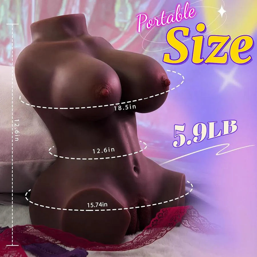 Lifelike Black Mini Sex Doll - Xinghaoya