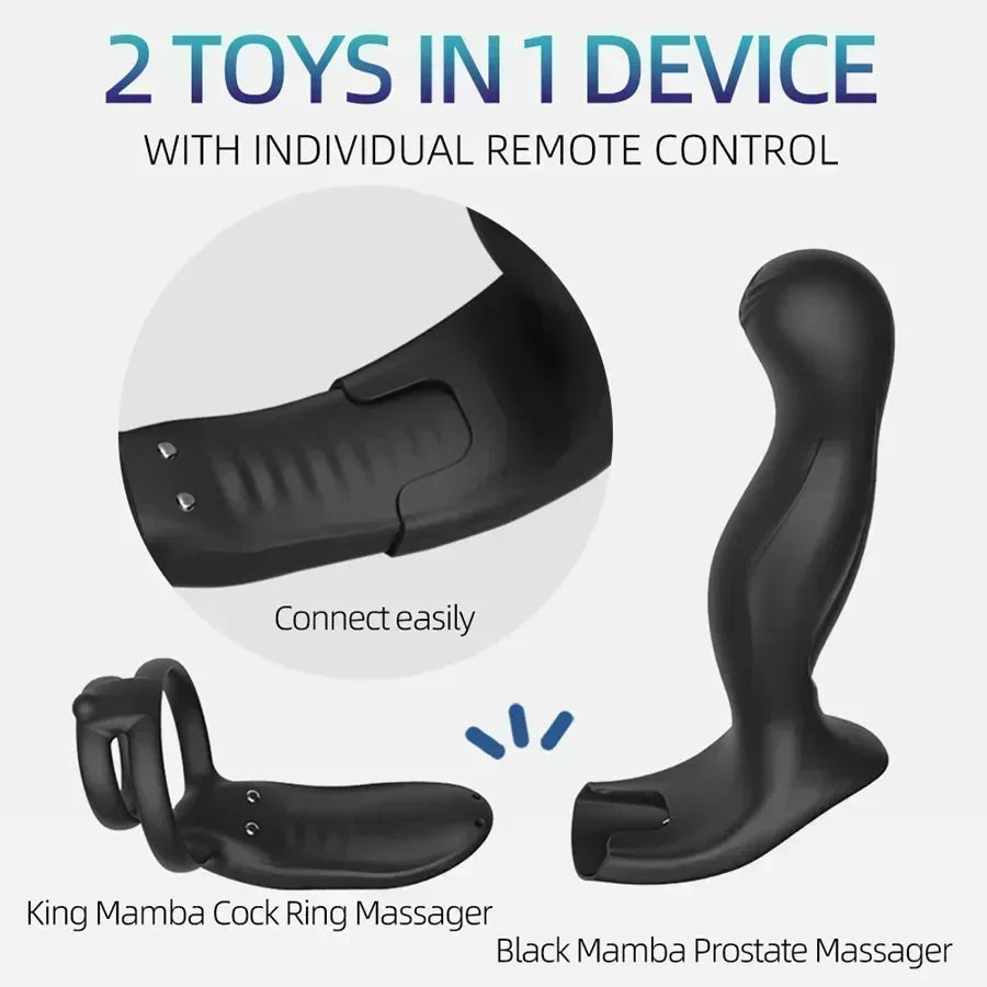 2-in-1 Remote Combination Male Intimate Toy Xinghaoya 2-in-1 Remote Combination Male Intimate Toy Xinghaoya