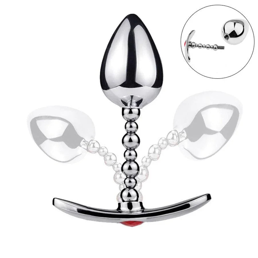 Metal Anal Beads Butt Plug for Sex Game Xinghaoya Metal Anal Beads Butt Plug for Sex Game Xinghaoya