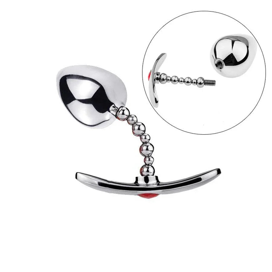 Metal Anal Beads Butt Plug for Sex Game Xinghaoya Metal Anal Beads Butt Plug for Sex Game Xinghaoya