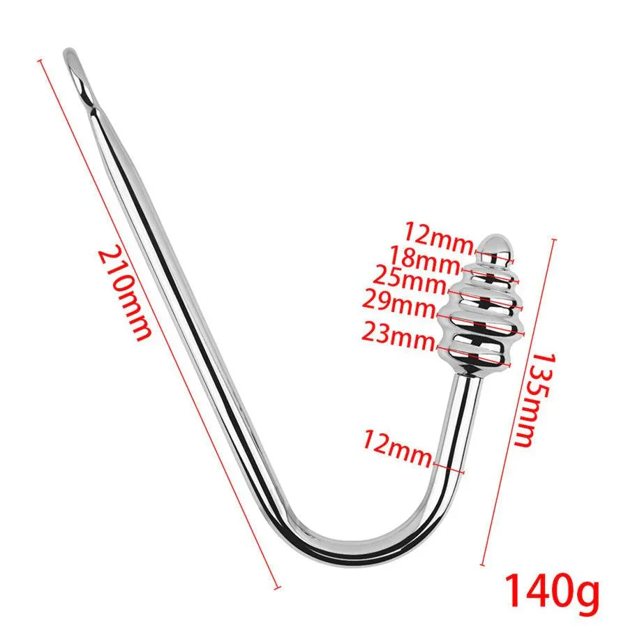 Metal Anal Hook with Thread Butt Plug Xinghaoya Metal Anal Hook with Thread Butt Plug Xinghaoya