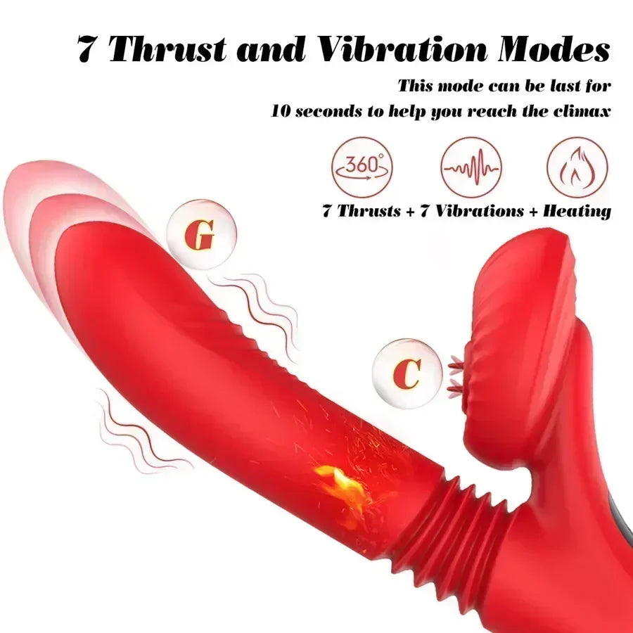 Thrusting Rabbit Vibrator for Women Xinghaoya Thrusting Rabbit Vibrator for Women Xinghaoya