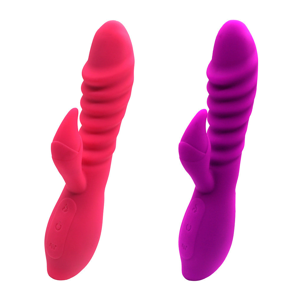 Vibromasseur Lapin en Silicone  Double Moteur pour un Plaisir Ultime   Xinghaoya
