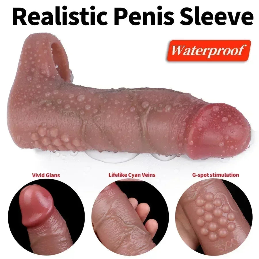 realistic penis sleeve