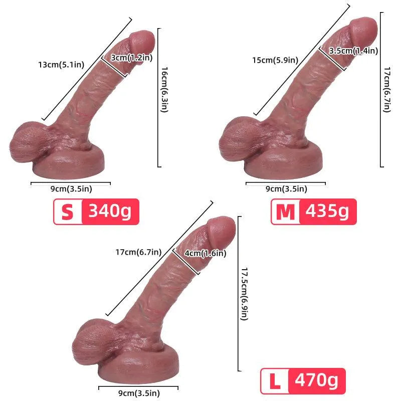 Realistic Suction Cup Silicone Dildo Sex Toys for Women - xinghaoya official store