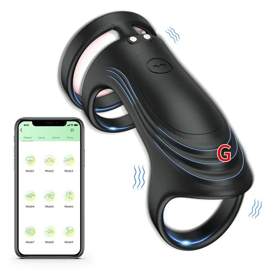 Fernbedienungs-Bluetooth-Cockring-Vibrator Xinghaoya Fernbedienungs-Bluetooth-Cockring-Vibrator Xinghaoya