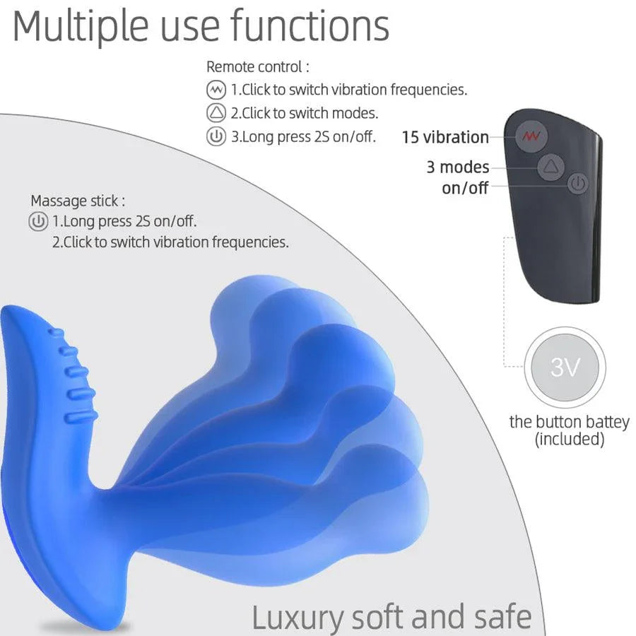 Remote Control 15 Vibrating Modes Prostate Massager Xinghaoya Remote Control 15 Vibrating Modes Prostate Massager Xinghaoya