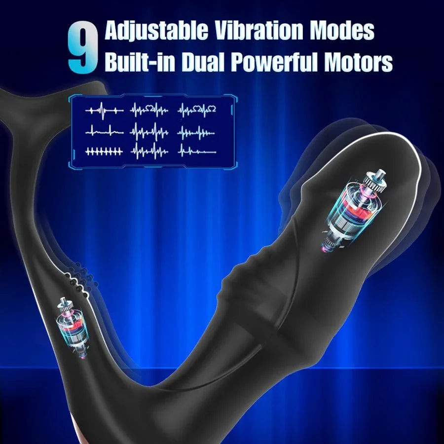 Remote Control 3-In-1 Thrusting Fingering Prostate Massager Xinghaoya Remote Control 3-In-1 Thrusting Fingering Prostate Massager Xinghaoya