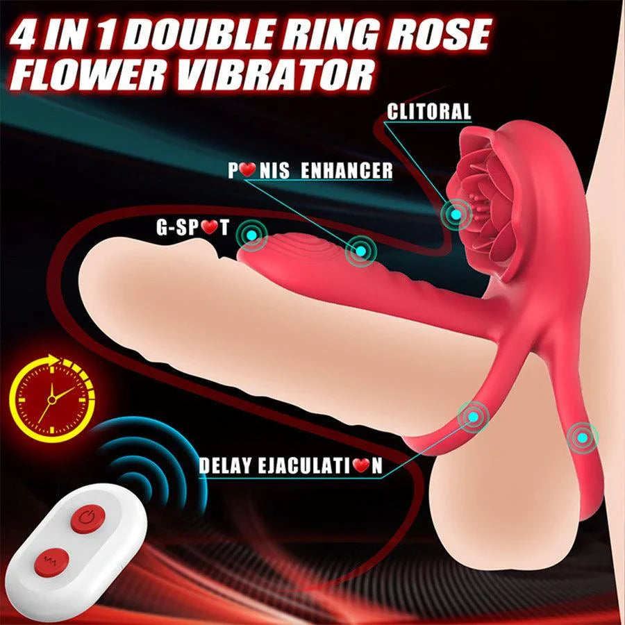 Remote Control Dual Stimulation Vibrating Penis Ring Xinghaoya Remote Control Dual Stimulation Vibrating Penis Ring Xinghaoya