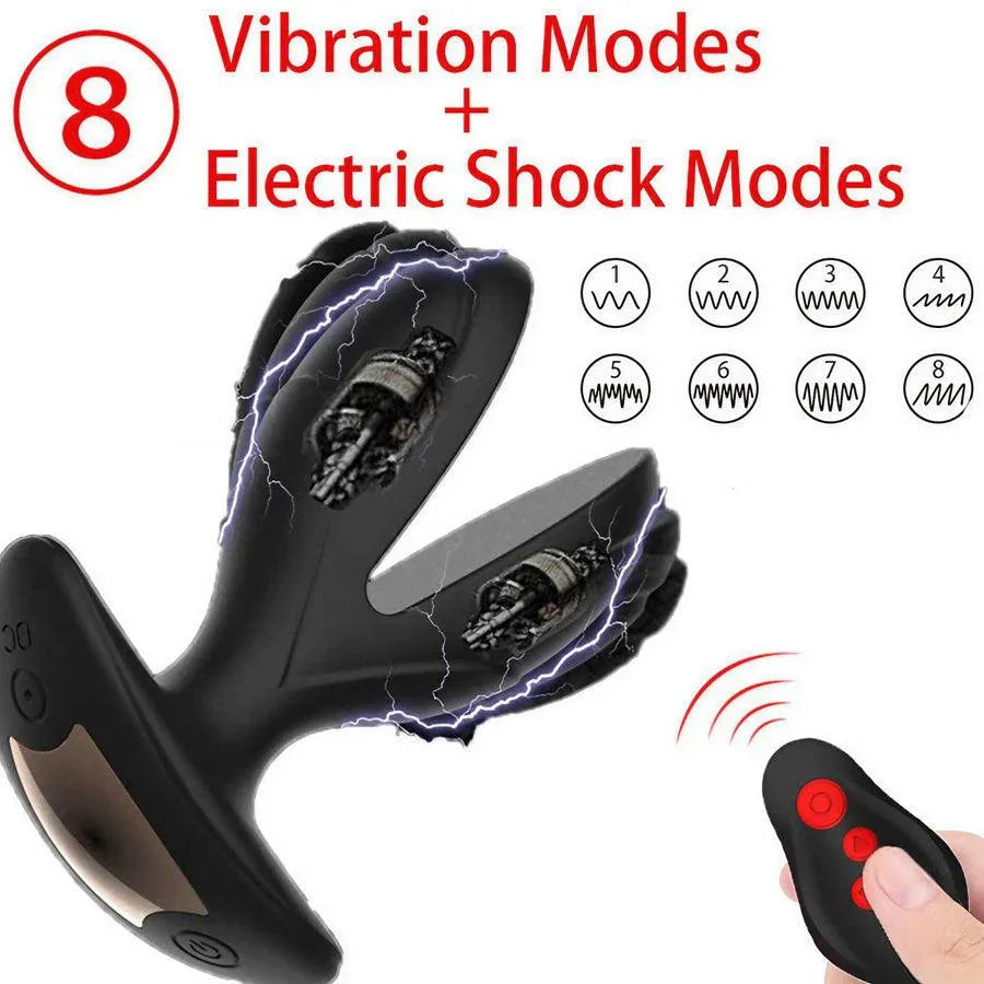 Plug Esticador Anal Eltrico com Controle Remoto Xinghaoya Plug Esticador Anal Eltrico com Controle Remoto Xinghaoya