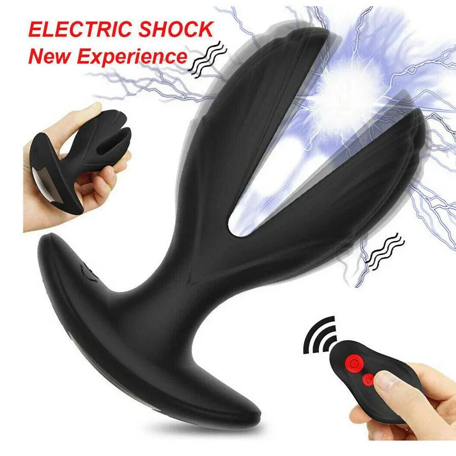 Remote Control Electric Pulse Anal Stretcher Plug Xinghaoya Remote Control Electric Pulse Anal Stretcher Plug Xinghaoya
