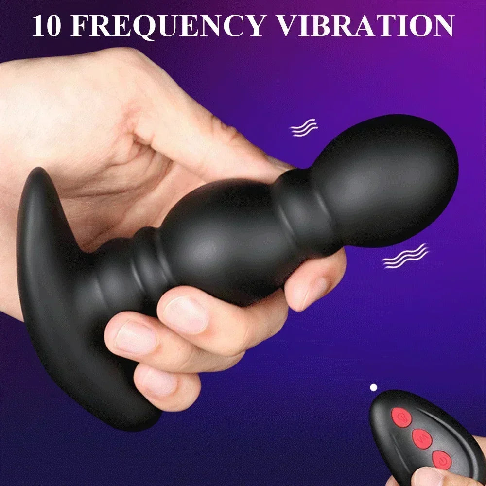 Aufblasbarer Buttplug-Vibrator mit Fernbedienung Xinghaoya Aufblasbarer Buttplug-Vibrator mit Fernbedienung Xinghaoya