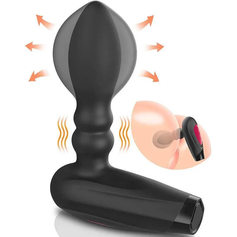 Aufblasbarer Prostatavibrator mit Fernbedienung Xinghaoya Aufblasbarer Prostatavibrator mit Fernbedienung Xinghaoya