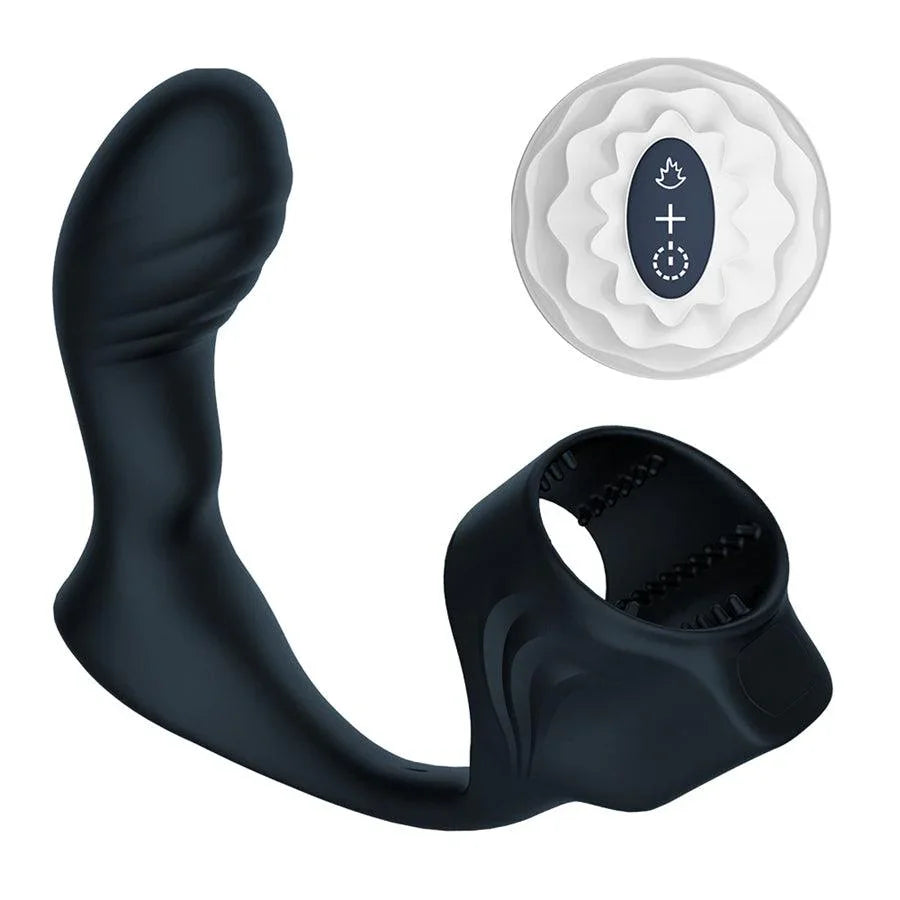 Remote Control Male Prostate Massager with Penis Ring Xinghaoya Remote Control Male Prostate Massager with Penis Ring Xinghaoya